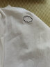 雲上生活白色长袖T恤基础新款设计感圆领T春装打底衫T6018X 象牙白 M 晒单实拍图