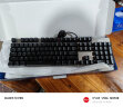 AOC GK410 机械键盘 有线键盘 游戏键盘 104键背光键盘 金属面板 电脑键盘 笔记本键盘 黑色 黑轴 实拍图