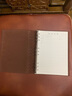 朗捷（longe） 会议记录本活页式开会本子皮面记录本工作日志本可拆卸笔记本子文具可定制logo b5棕色（单本） 实拍图