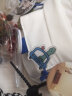 途尊（kingtrip）日系原宿街头潮搭胸包男ins韩版chic克莱因蓝腰包少女学生运动包 白色（3徽章+扭扭结） 实拍图