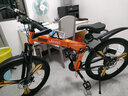Jeep 吉普山地自行车男女学生成人双减震碟刹越野折叠变速山地-战神 战神-一体轮-活力橙 26寸（适合身高1.6~1.80m） 24速运动版 实拍图
