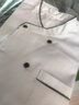 耐典厨师服夏季短袖男女同款面点烘焙蛋糕师工作服 白色短袖 4XL 实拍图