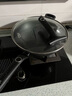 爱仕达不粘锅炒锅平底电磁炉炒菜锅无烟少油硬氧耐磨不沾炒菜锅 红色 升级无油烟款 32cm 实拍图