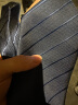 FitonTon领带男手打8CM正装男士商务面试上班工作结婚领带礼盒装FTL0003 蓝色斜纹(手打) 实拍图