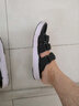 特步男子凉鞋春夏舒适休闲沙滩鞋魔术贴潮流运动凉拖鞋户外鞋982219171533 黑 40码 实拍图