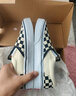 VANS范斯童鞋官方 Slip-On棋盘格亲子款舒适一脚蹬中大童帆布鞋 黑白棋盘格 34码 实测内长21cm 实拍图