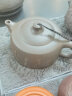 藏壶天下宜兴纯手工紫砂壶名家戴尔其刻绘收藏茶壶茶具黑金砂天际 实拍图