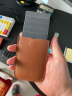 琪莫KEMY DAX二代层叠式卡包创意炫彩超薄抽拉式卡包多卡位钱夹真皮 红色3.0PU皮质 晒单实拍图