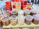 透明塑料密封桶食品级瓜子炒货散装亚克力收纳盒干果陈列展示盒 斜口圆形矮款25*25加厚款 实拍图