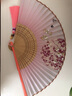 永相惜古风扇子折扇女式汉服 中国风 百搭风格特色小礼品送老外长辈朋友 粉色素扇 实拍图