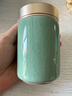 京适陶瓷茶叶罐便携小密封迷你旅行小号储茶罐装茶叶小罐子防潮空茶盒 哥窑-梅子青【大号】 150ml 实拍图