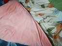南极人（Nanjiren） 法兰绒全棉被套单件纯棉加厚加绒保暖被罩双人水晶绒秋冬天保暖 幸运花【A面纯棉 B面法兰绒】 单被套 220cm*240cm 实拍图