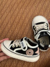 泰兰尼斯211夏季儿童学步鞋透气男童机能鞋女童网布宝宝鞋子 白黑 20码 实拍图