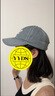 锐步复古摩登牛仔帽男女同款立体裁剪显脸小遮阳防晒可调节透气 灰色 实拍图