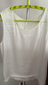 金三塔背心小衫女真丝圆领可外穿上衣YSFDB704 丝白8229 L 实拍图