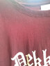 7家优品短袖t恤男夏季新款美式印花欧美潮流街头字母潮牌高街五分半袖 YSXS-CM663酒红色（建议大一码） 3XL 晒单实拍图