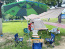 探险者（TAN XIAN ZHE） 帐篷户外露营公园野外儿童家庭全自动便携式遮阳防暴雨多人帐篷 5-8人黑胶遮阳帐篷【象牙白】 实拍图