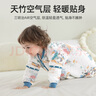 贝肽斯肽柔婴儿睡袋夏季防惊跳宝宝夏季纱布睡袋婴儿防踢抱被通用 【夏季】（前4后2 26℃以上）灵鹿 M码 建议身高80-95cm 实拍图