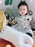 康贝邦新生婴儿枕头纯棉宝宝安抚侧睡靠背枕儿童抱枕兔子枕防惊跳压被包 0-6岁 粉色小兔 【食品级PE-放心啃咬】 实拍图