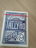 悠叶游 扑克 Tally-Ho No.9 扇背/圆背  花切 单车牌扑克牌 魔术道具 蓝色 圆背(新批次版本大小王都是人像) 实拍图