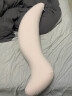文雅丽（Viiyaly） 海马抱枕泰国天然乳胶孕妇侧睡觉人男女朋友儿童夹腿长条形靠枕 浅粉色外套 常规款-108CM身高170以下适用 实拍图