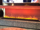 烨斯特3d智能雾化壁炉嵌入式电子壁炉欧式装饰电视柜背景仿真火焰加湿器 暗耀磨砂升级智能AI声控800mm 实拍图