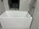 浪鲸（SSWW）卫浴一体成型独立式小户型浴缸家用成人亚克力深泡方形泡澡浴池缸 1.3米独立式浴缸 晒单实拍图
