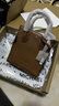 MICHAEL KORS【新年情人节礼物】迈克高仕 MK 经典款 Mercer 迷你托特包斜挎包 牛皮棕 230 迷你 实拍图