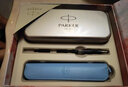 派克（PARKER）钢笔樱花礼盒威雅墨水笔宝珠笔双笔头套装一笔两用学生文具男女生日礼物情侣对笔礼品定制刻字套装 威雅樱花蓝墨水笔【樱花·尊享礼盒】 实拍图