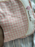 良良儿童枕头0-3岁抑菌专利-分阶护型定型睡枕头幼儿园枕头 经典格粉（双枕套） 适合0-3岁 实拍图
