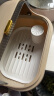 品喻（PINYU）【中号】碗筷收纳盒碗柜沥水碗架带盖碗筷餐具收纳盒碗碟架奶咖色 实拍图