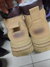 D.KED踢不烂大黄靴冬季马丁靴男鞋高帮工装靴男士加绒保暖加厚男女棉鞋 棕色（加绒款） 40 实拍图