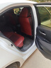 翰静 四季通用汽车座套全包围小车卡通汽车坐垫座椅套适用于 卡通酒红色 丰田锐放威兰达亚洲龙雷凌陆放 实拍图