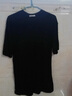 美特斯邦威T恤男女款夏季新款百搭简约舒适重磅纯棉情侣短袖上衣透气 影黑 2XL 185 /104B 实拍图