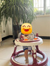 爱童 优卡拉婴儿学步车8档调节多功能防O型腿防侧翻可折叠5-18个月宝 旗舰红+音乐玩具+脚垫+长推手 实拍图