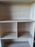 左印（zuoyin）旋转书架 360度书架落地学生创意置物书柜家用多层书本收纳架 暖白色46*46*157cm 实拍图