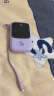 倍思Q电 自带线充电宝10000毫安时 双向快充智能数显超薄小巧 适用苹果14/13华为小米安卓手机紫 晒单实拍图