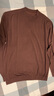 布先生佟大为明星同款春秋可机洗毛T羊毛衫男士毛衣纯色针织打底衫 【小高领】雪茄咖 2XL /185 实拍图