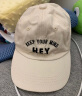 左西男女童帽子夏季2024款儿童时尚棒球帽字母潮酷鸭舌帽 米白 通码  晒单实拍图