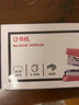 得力（deli） 可旋转订书机学生用大号钉书机多功能办公用订书器家用定厚书省力重型加厚订中缝起订装订 【可钉50页】粉色+5盒钉 实拍图