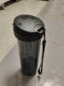 特百惠（Tupperware）茶韵塑料杯 男女学生夏季运动水杯子大容量带滤格 酷炫黑500ML 晒单实拍图
