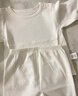 微狮牧尼宝宝保暖内衣套装秋衣秋裤纯棉婴幼儿高腰护肚服儿童分体打底春秋 实拍图