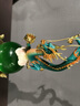 倾尚玉磁（QONSONYCI）黄铜龙腾四海青龙聚宝盆招财龙摆件玄关书房酒柜办公室书柜装饰品 龙腾四海青龙聚宝盆 实拍图