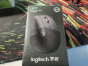 罗技（Logitech）Lift人体工学鼠标 垂直鼠标 小手鼠标 无线蓝牙鼠标 3台设备秒切换 带Logi Bolt接收器 黑色 实拍图