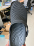 卡骆驰（crocs）洞洞鞋男鞋女鞋 25夏季新款运动鞋平底沙滩鞋透气情侣凉鞋拖鞋子 贝雅卡骆班-白色 42-43 (270mm) 实拍图