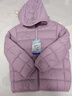 迷你巴拉儿童羽绒服男女童厚款保暖连帽棉服防风保暖羽绒外套【防水透湿】 粉紫70005 【白鸭绒-1000+洁净度】 110 【充绒量40.9g】 实拍图