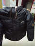 啄木鸟（TUCANO）羽绒服男士冬季连帽短款羽绒面包服加厚抗寒保暖90白鸭绒冬装外套 1288-黑色 XL 【125-150斤】 实拍图