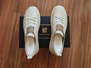 皓顿（HAUT TON）休闲鞋头层牛皮男鞋新品懒人小白鞋韩版一脚蹬乐福鞋百搭板鞋 白色 43 -适合运动鞋44码 实拍图