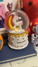 IMVE爱莎水晶球音乐盒六一儿童节礼物送女生八音盒玩具女孩生日3-14岁 月亮独角兽（灯光+音乐+飘雪） 实拍图
