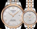 天梭（TISSOT）【双11狂欢】瑞士手表力洛克自动机械情人节男女对表 白盘间金钢带情侣款 实拍图